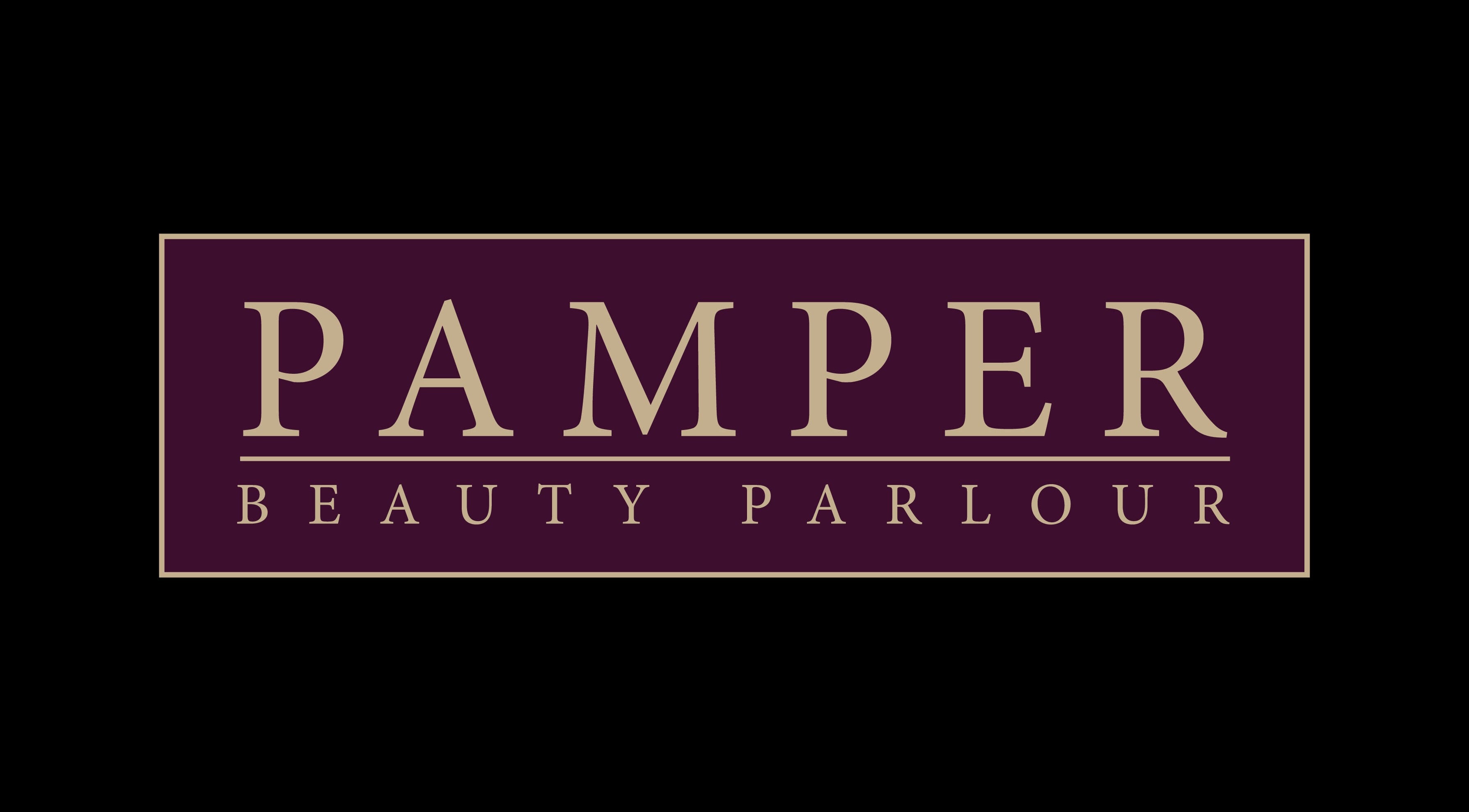 Pamper Beauty Parlour logo showcasing elegant design, located in Belfast, Northern Ireland, GB.