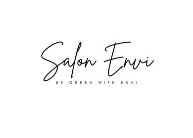 Salon Envi logo, embracing eco-friendly beauty at Rapha Holistic Well Spa, LLC, Clarksville, Tennessee, US.