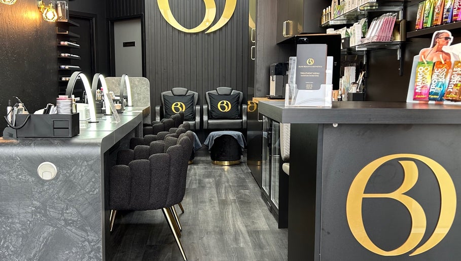 Interior of Olive Beauty & Aesthetics - Marston Mortaine, showcasing modern decor in Marston Moretaine, England, GB.