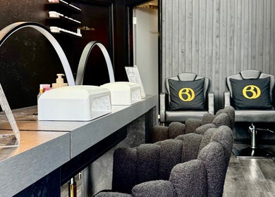 Modern salon seating at Olive Beauty & Aesthetics - Marston Mortaine, Marston Moretaine, England, GB.