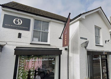 Front view of Olive Beauty & Aesthetics - Woburn Sands, located on Church Road, Milton Keynes, England, GB.
