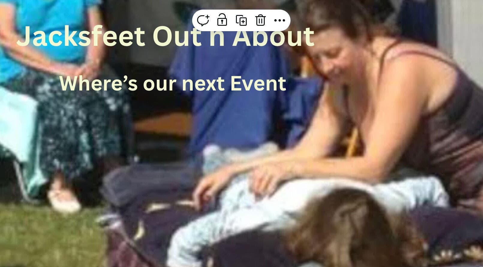 A relaxing outdoor massage at Jacksfeet - Training and Events, Hawes, England, GB.