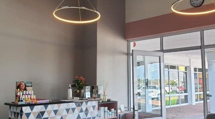 Reception at Mani & Chill, Habitat Centre in Cape Town, Western Cape, ZA showcasing chic decor and products.