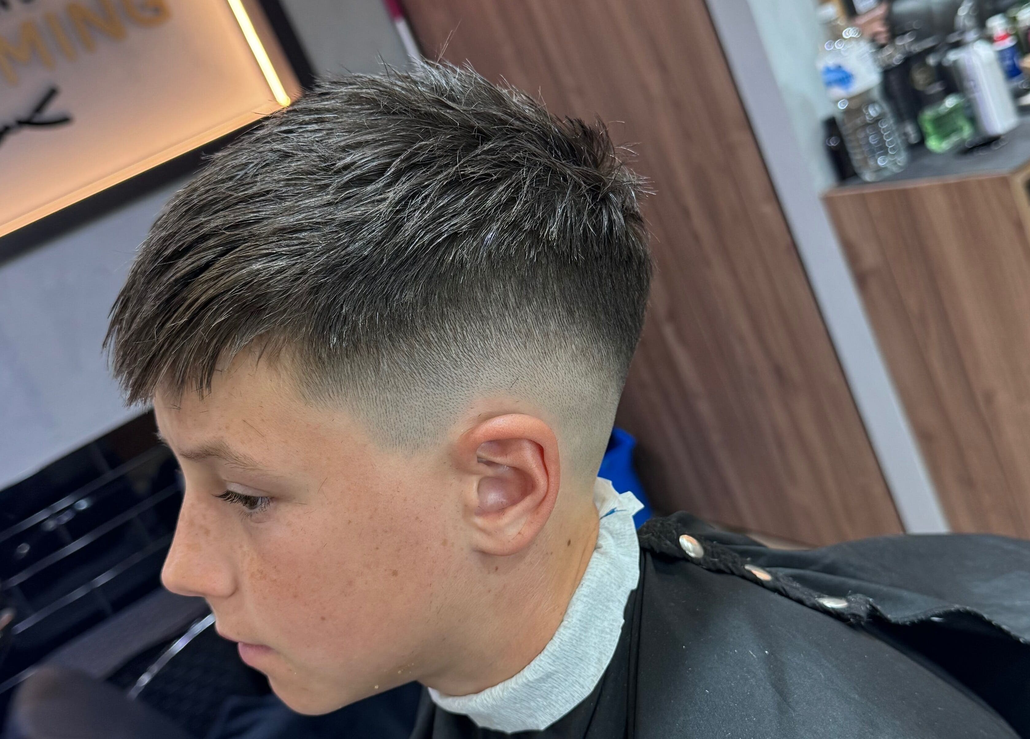 A stylish haircut at The Men's Grooming Circular Quay Gateway, Sydney, New South Wales, AU.