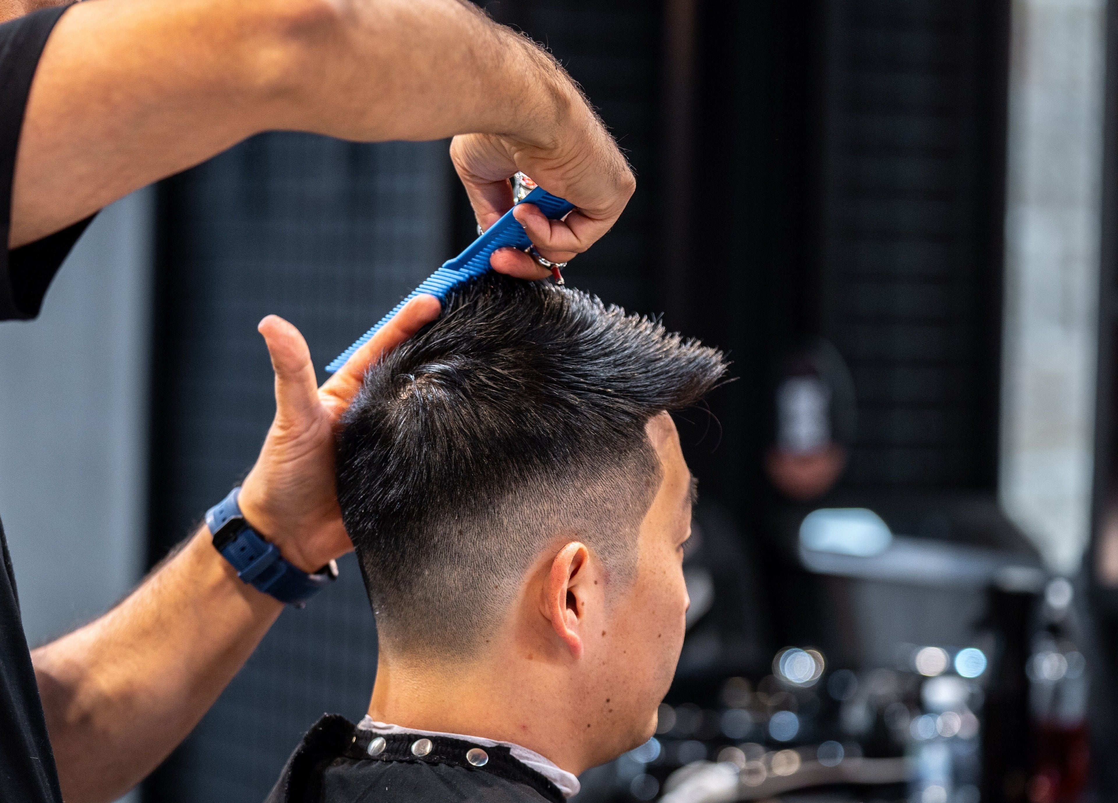 Expert haircut at The Men's Grooming Circular Quay Gateway, Sydney, New South Wales, AU.