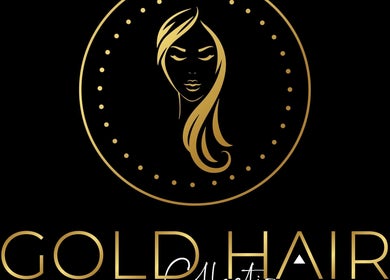 Elegant gold hair logo for Barolin St. Bundaberg Central Qld, Bundaberg Central, Queensland, AU.