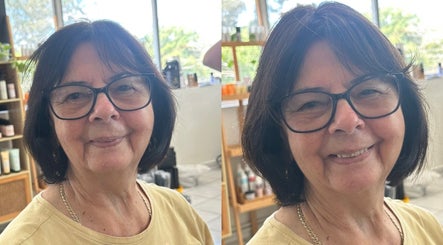 Happy client at Parlour 66, 10 Reibey St, Ulverstone TAS 7315, showcasing a fresh haircut inside Ulverstone, Tasmania, AU.