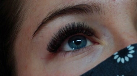 Close-up of expertly styled eyelashes at AFFINITY ARTISTRY DEN, Winnipeg, Manitoba, CA.
