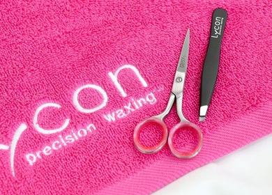 Lycon tools and towel at WAXING LONDON PRO - Battersea in London, England, GB for precision waxing.