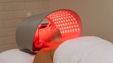 LED facial therapy at Salt Beauty Ballina in Ballina, New South Wales, AU offering advanced skincare treatments.