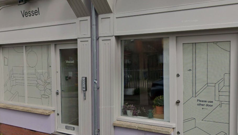 AmberLuna Apothecary's welcoming entrance in Bristol, England, GB, showcasing elegant exterior design.
