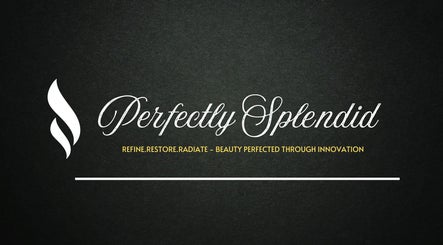Perfectly Splendid logo against dark background, Gqeberha, Eastern Cape, ZA.