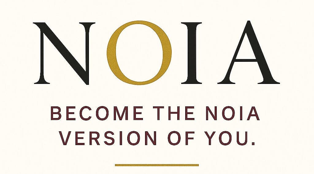 Slogan Noia Copou, Iași, România, RO: 'Become the Noia Version of You'.