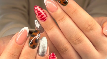 Stylish nail art designs at Beautology Newcastle, Whitley Bay, England, GB showcasing creativity and flair.