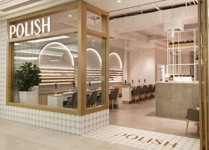 Elegant interior of POLISH INDOOROOPILLY beauty salon in Indooroopilly, Queensland, AU showcasing modern decor.