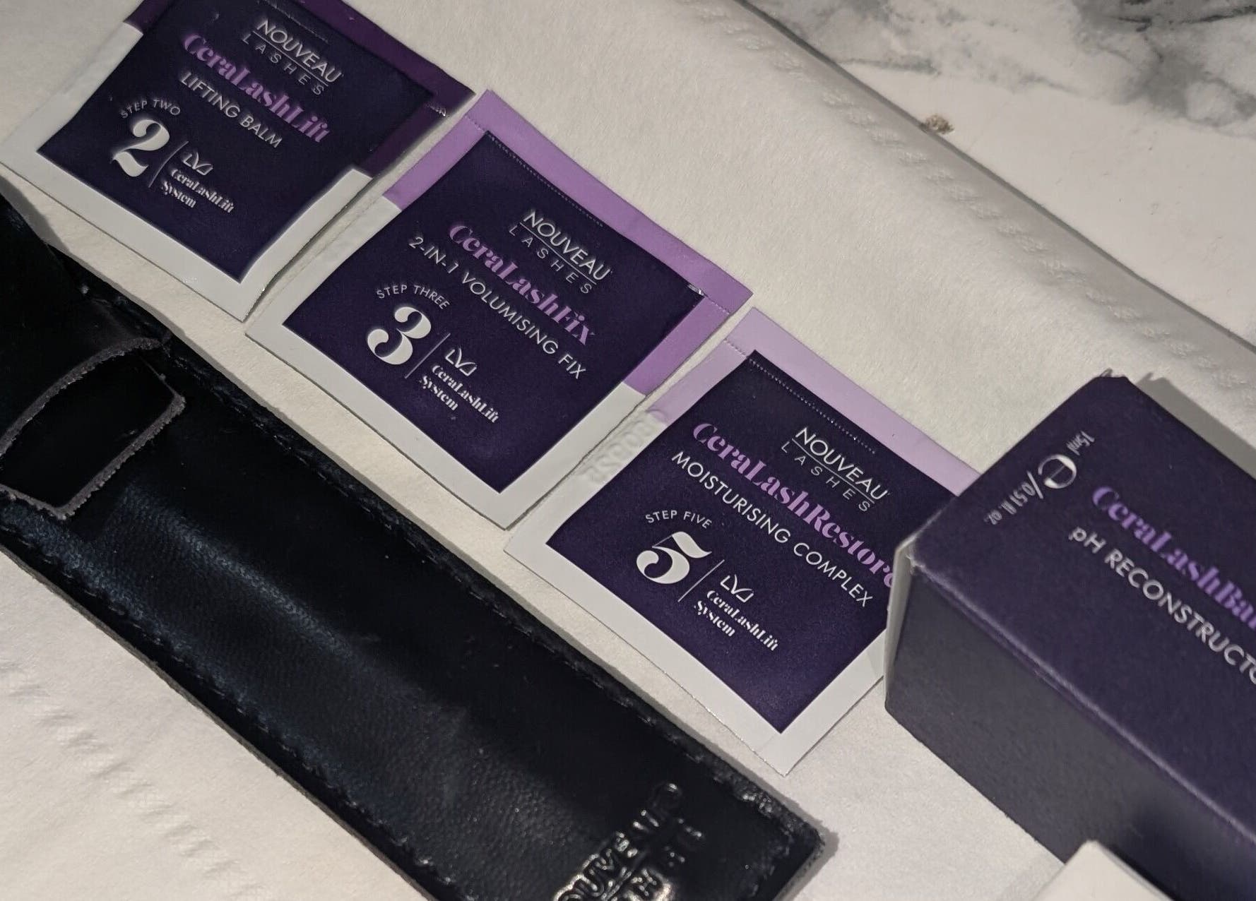 Nouveau lash treatment products at Sensational Beauty, Mirfield, England, GB for premium lash care.