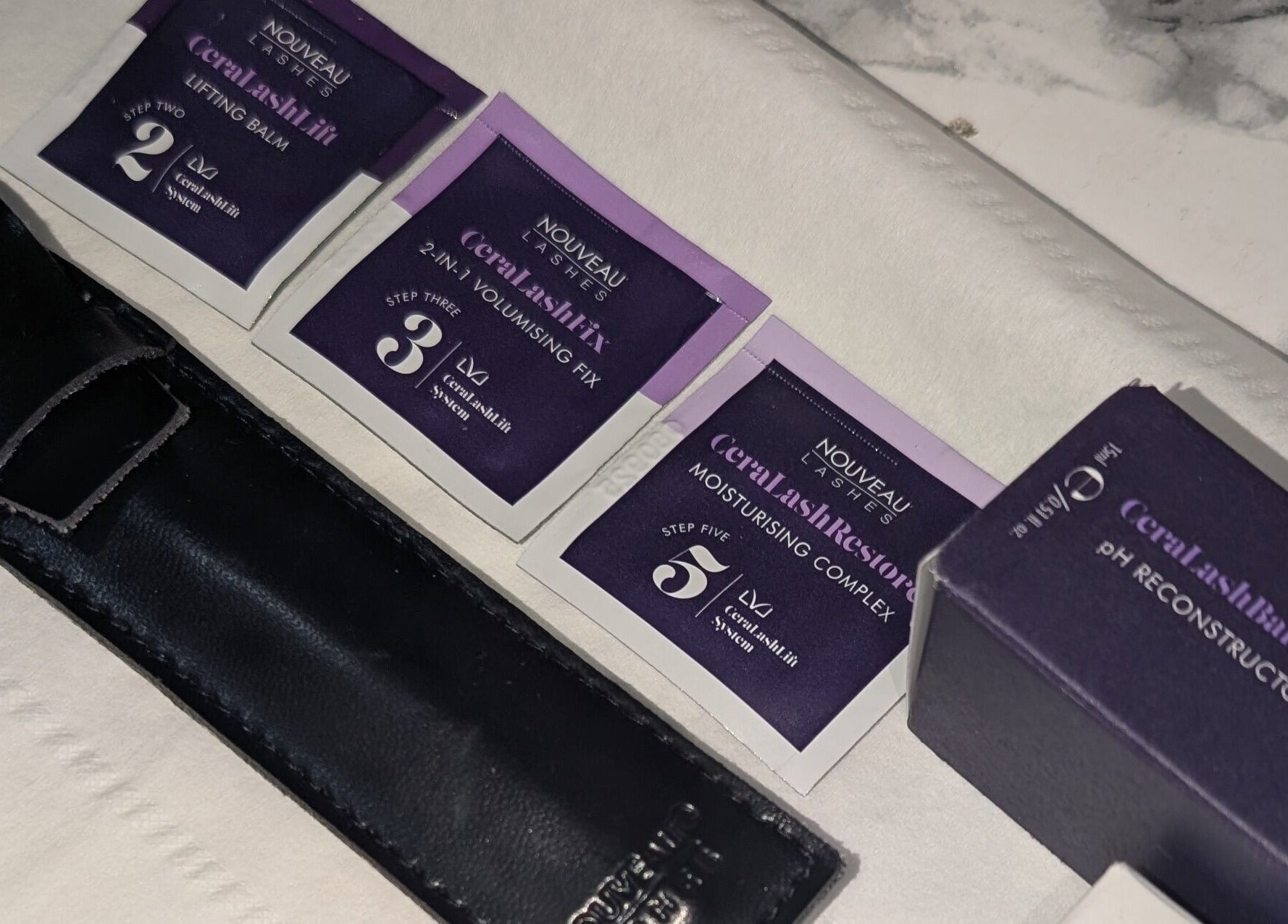 Nouveau lash treatment products at Sensational Beauty, Mirfield, England, GB for premium lash care.