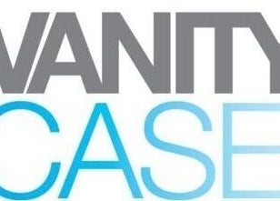 Vanity Case logo showcasing sleek design. Located in Crewe, England, GB.