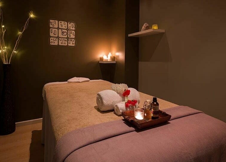 Relaxing treatment room at Urban Fusion Massage and Day Spa in Harrison, Australian Capital Territory, AU.