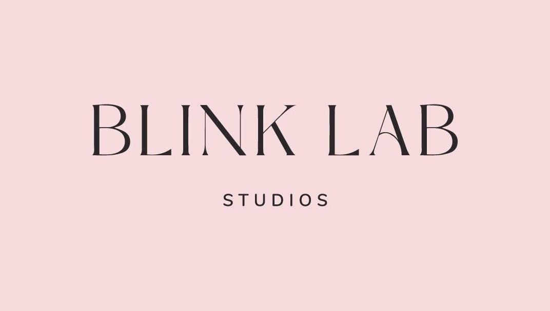 Elegant Blink Lab Studios logo in soft pink, Singapore, Singapore, SG.