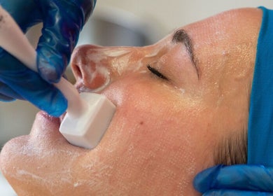 Facial treatment at Mg Skincare, TOWER BRIDGE LONDON, England, GB enhances skin vibrancy with advanced techniques.