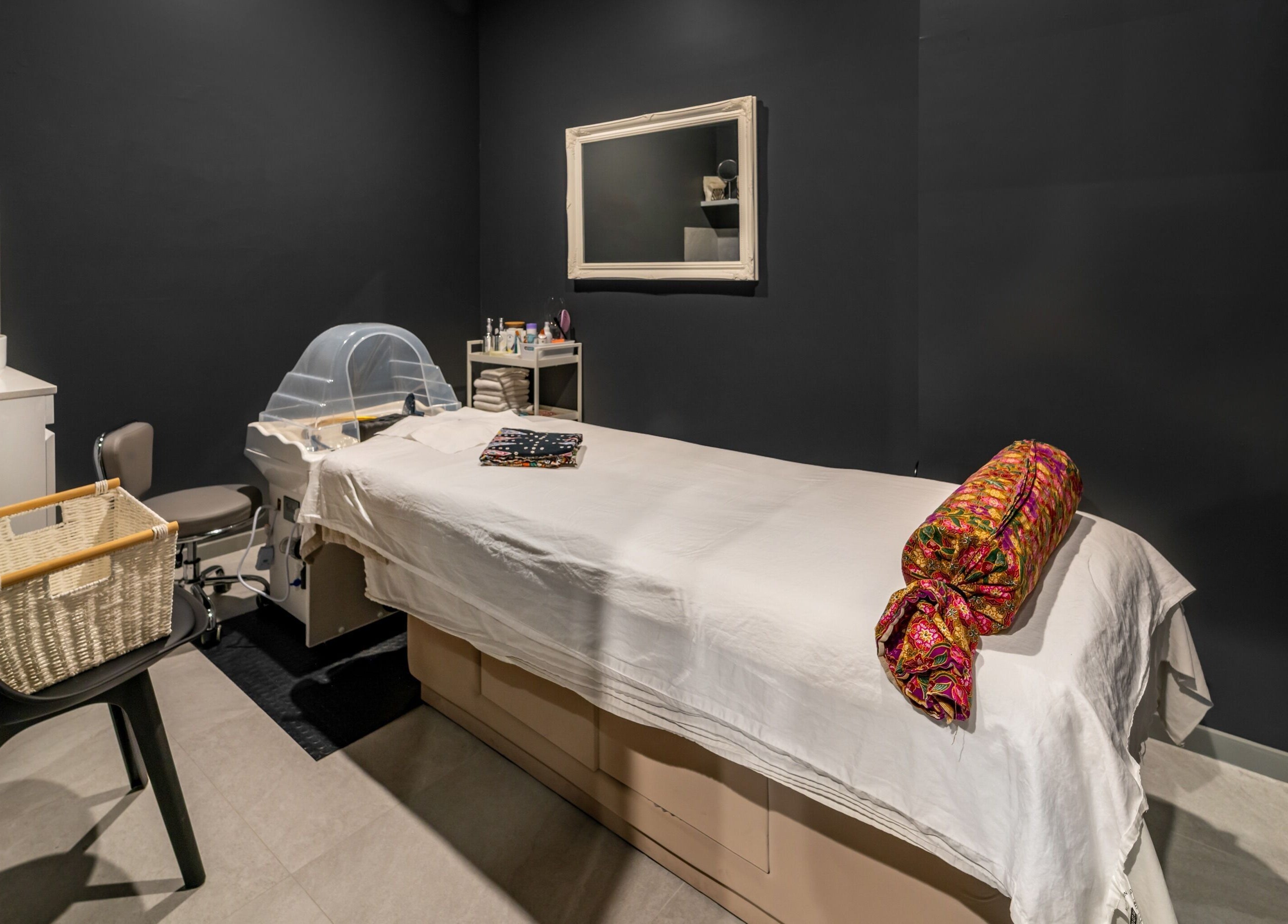 Cozy massage room at Mel's Massage and Reflexology Claremont, Claremont, Western Australia, AU with a treatment bed.