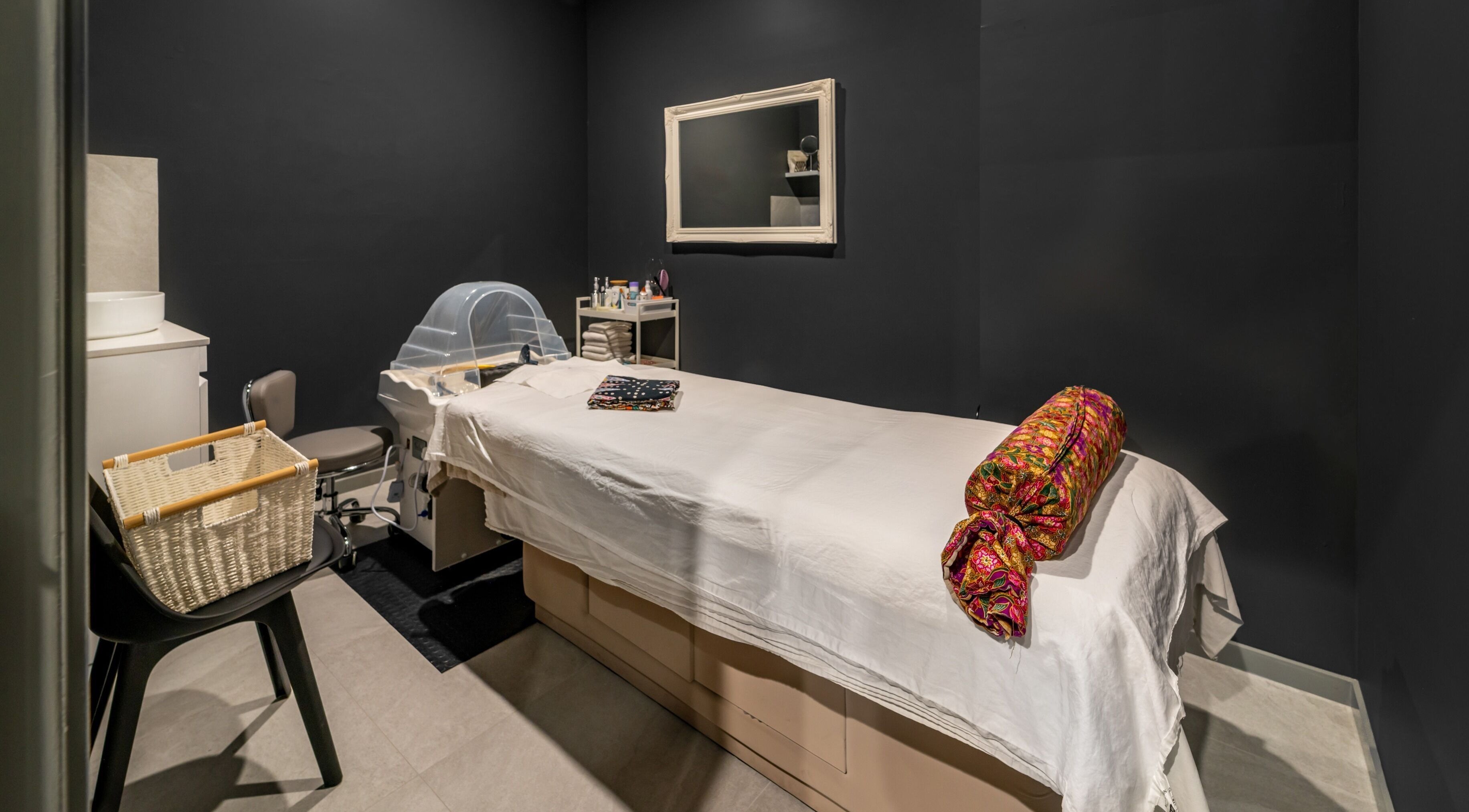 Cozy massage room at Mel's Massage and Reflexology Claremont, Claremont, Western Australia, AU with a treatment bed.