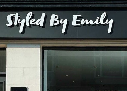 Styled By Emily LTD storefront in Darwen, England, GB showcasing elegant signage.