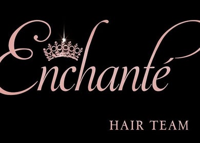 Elegant logo of Enchante Hair Nails Barber in Il-Mosta, MT with a crown accent.