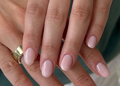 Elegant manicured nails at In My Gel Era, Narwee, New South Wales, AU