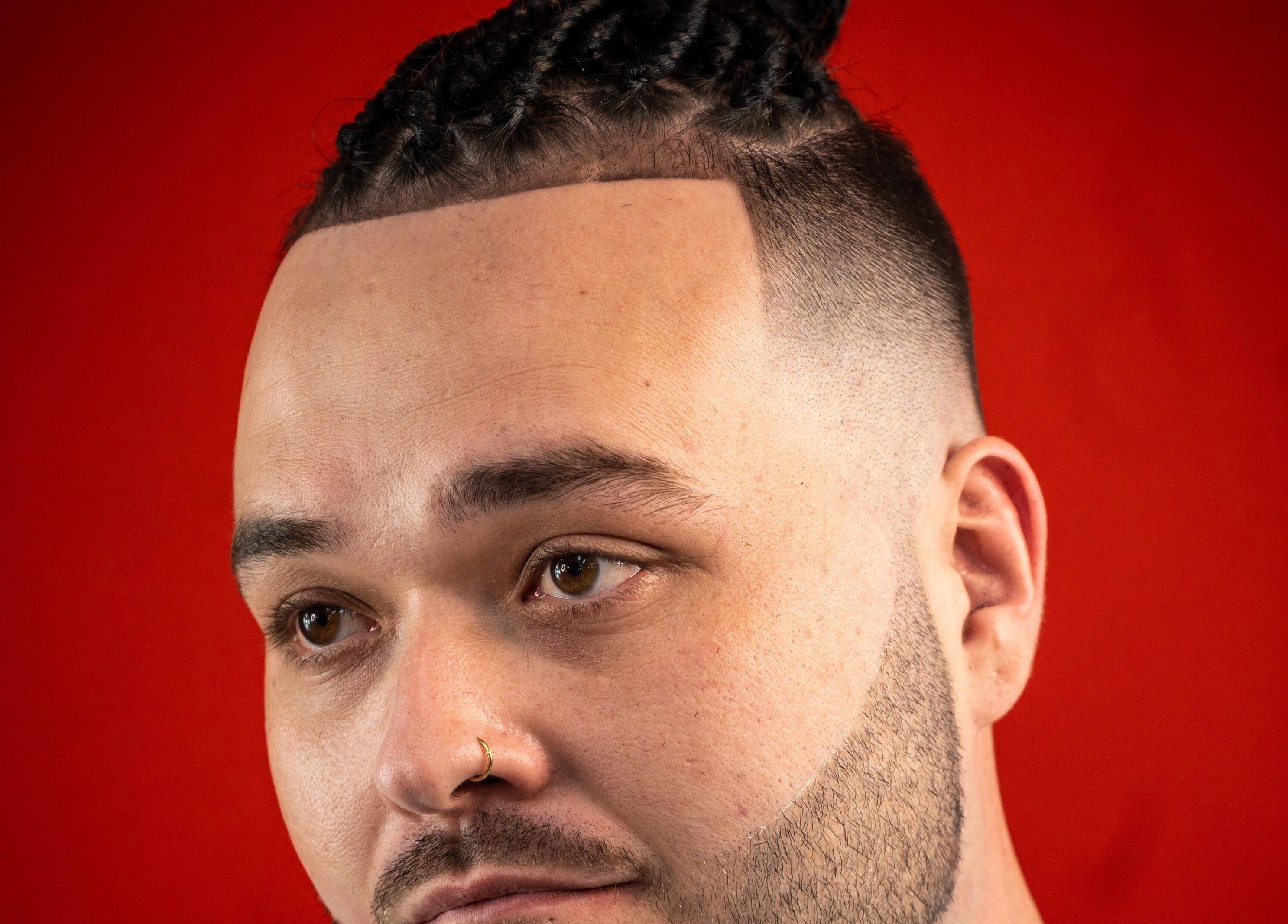 Close-up of stylish haircut at MVP Cutz PTY LTD, Melbourne, Victoria, AU, showcasing expert grooming.