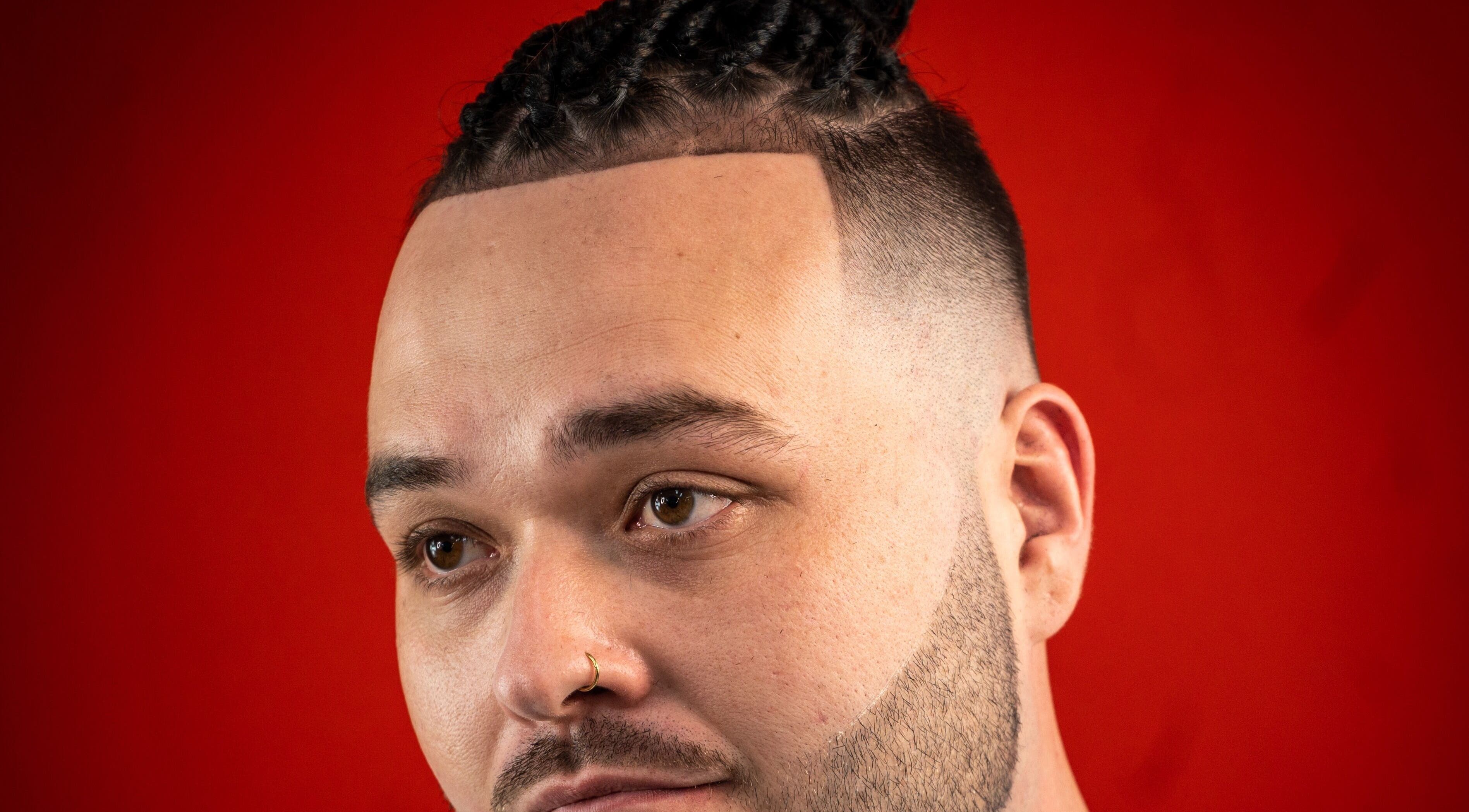 Close-up of stylish haircut at MVP Cutz PTY LTD, Melbourne, Victoria, AU, showcasing expert grooming.