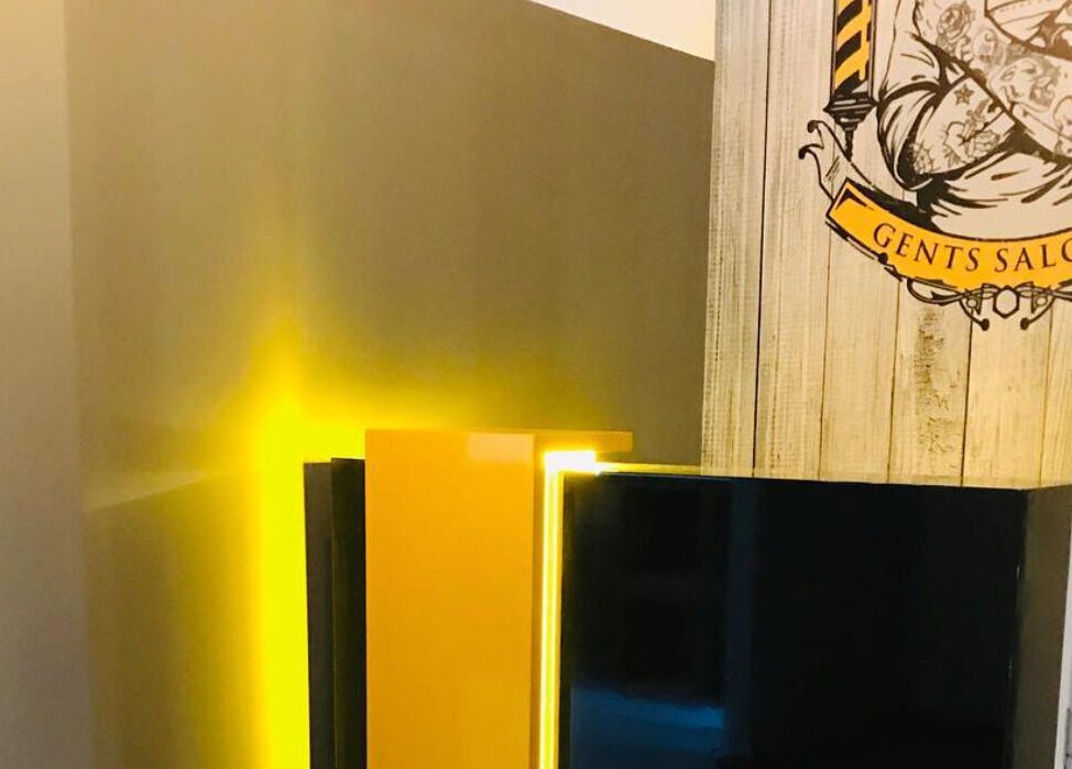 Illuminated reception area at The Clippers, Cluster Q, JLT in Dubai, Dubai, AE; welcoming and stylish design.