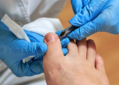 Foot treatment at MY FOOT CLINIC (Parkstone), Poole, England, GB. Expert care in a serene environment.