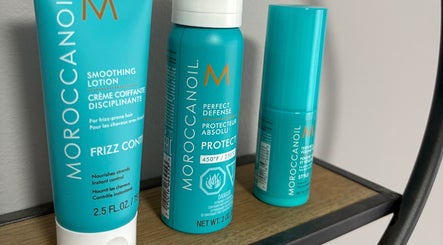 Produits Moroccanoil chez Luc Soucy styliste/coloriste, Longueuil, Québec, CA.