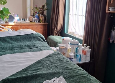 Serene treatment room at Paisley Studio, Cape Town, Western Cape, ZA, perfect for relaxation and wellness therapy.