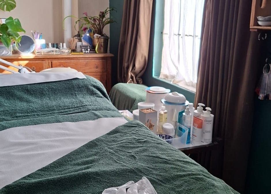 Serene treatment room at Paisley Studio, Cape Town, Western Cape, ZA, perfect for relaxation and wellness therapy.