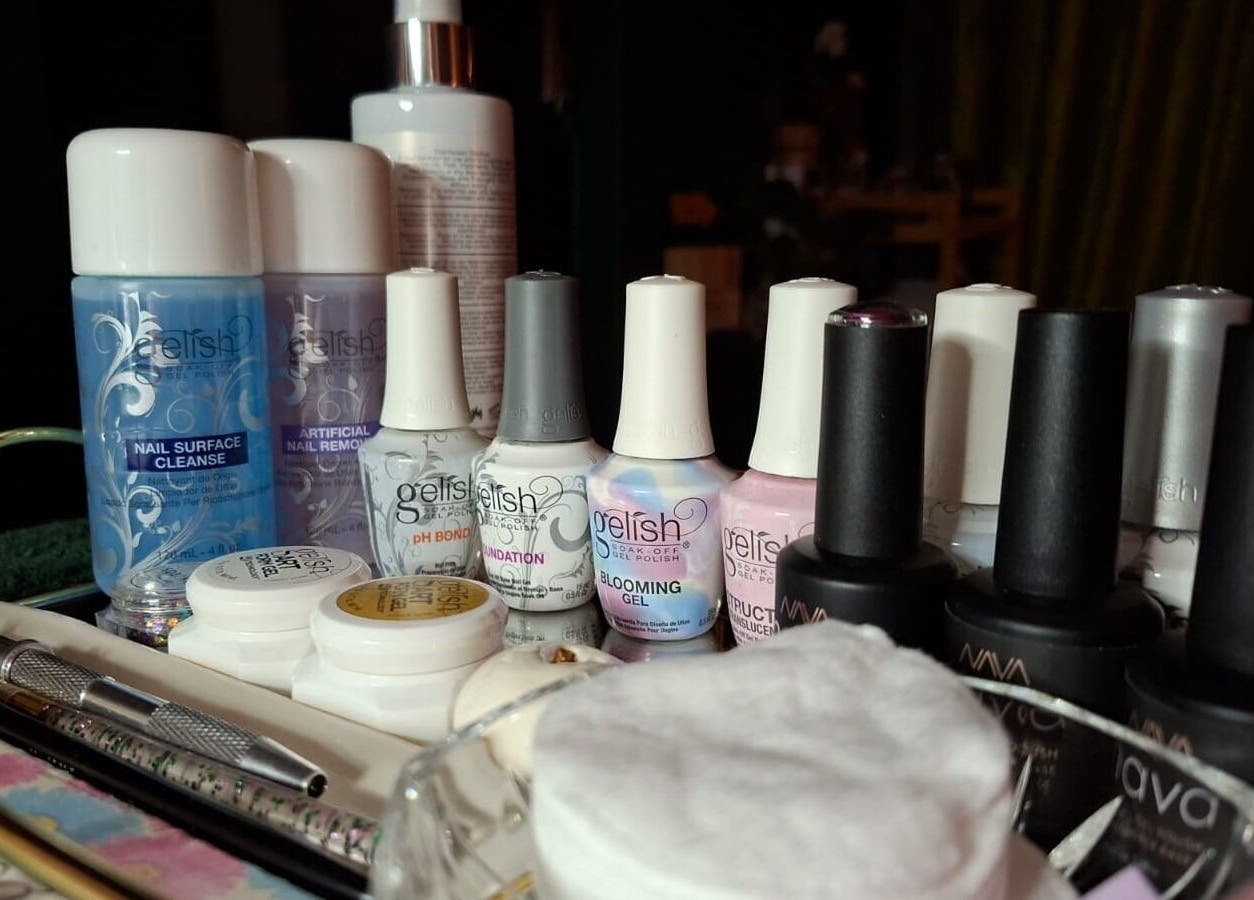 Nail care products on display at Paisley Studio, Cape Town, Western Cape, ZA.