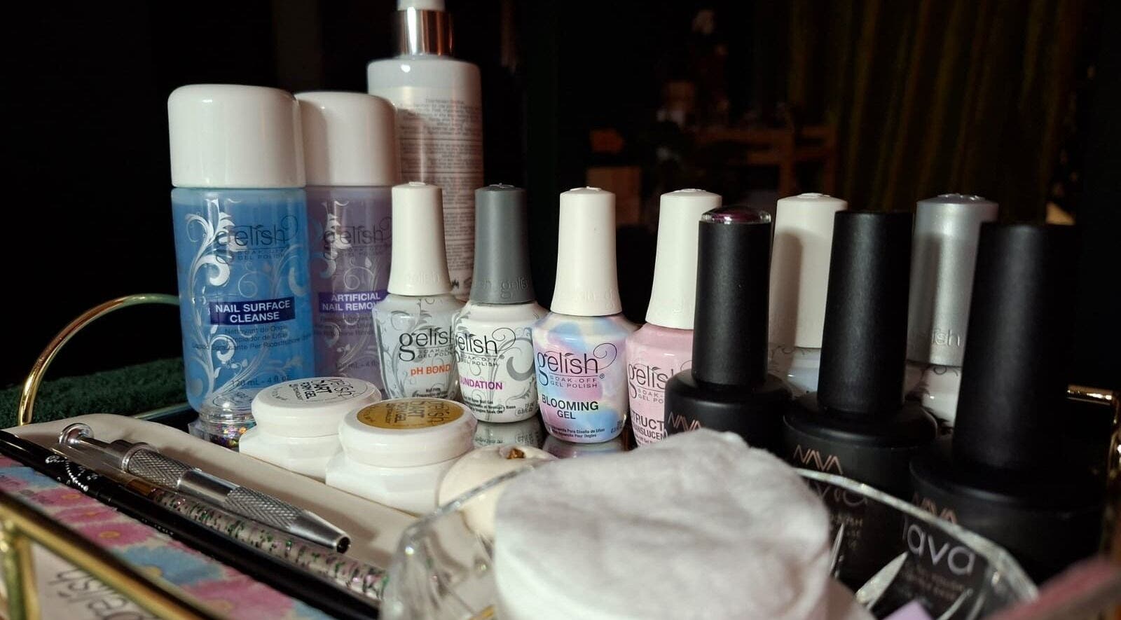 Nail care products on display at Paisley Studio, Cape Town, Western Cape, ZA.