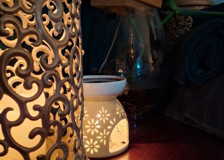 Intricate candle holder at Paisley Studio, Cape Town, Western Cape, ZA, casting warm glow for relaxation.