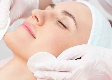Facial treatment at All about Skin Studio in Cape Town, Western Cape, ZA. Experience luxury skincare and relaxation.