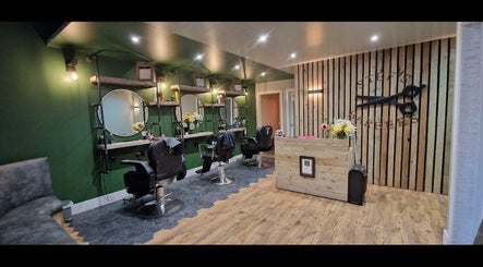 Stefs barber's Forfar features stylish chairs and decor in Forfar, Scotland, GB.