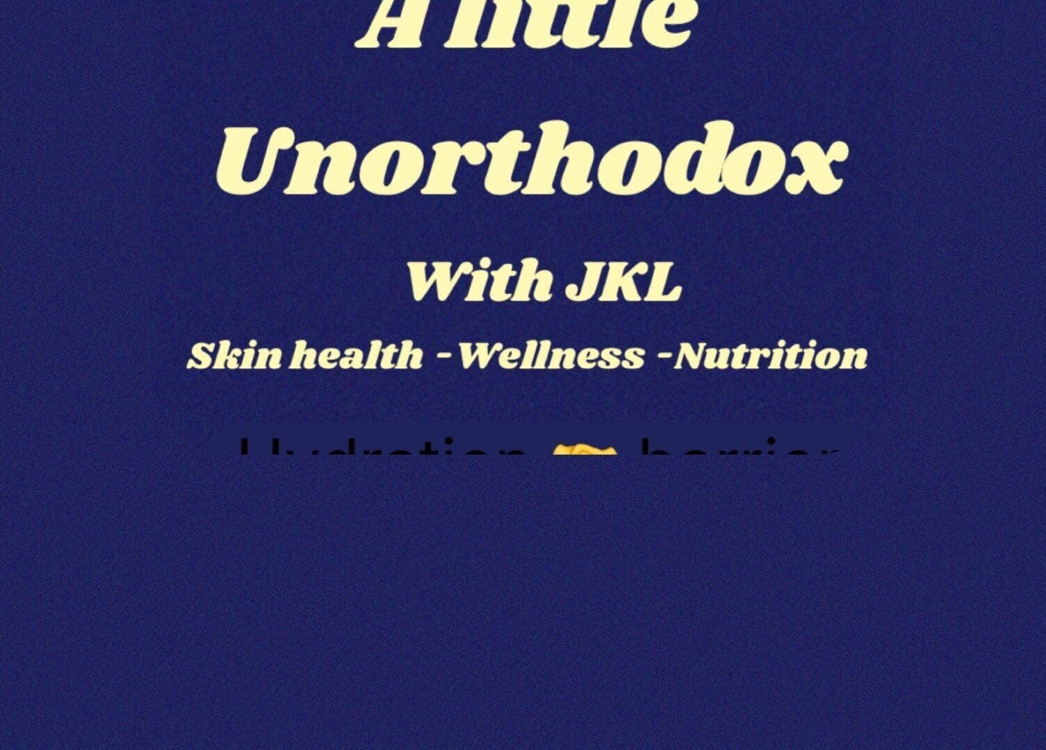 A little unorthodox venue logo highlighting skin health and wellness in Allesley Coventry, England, GB.