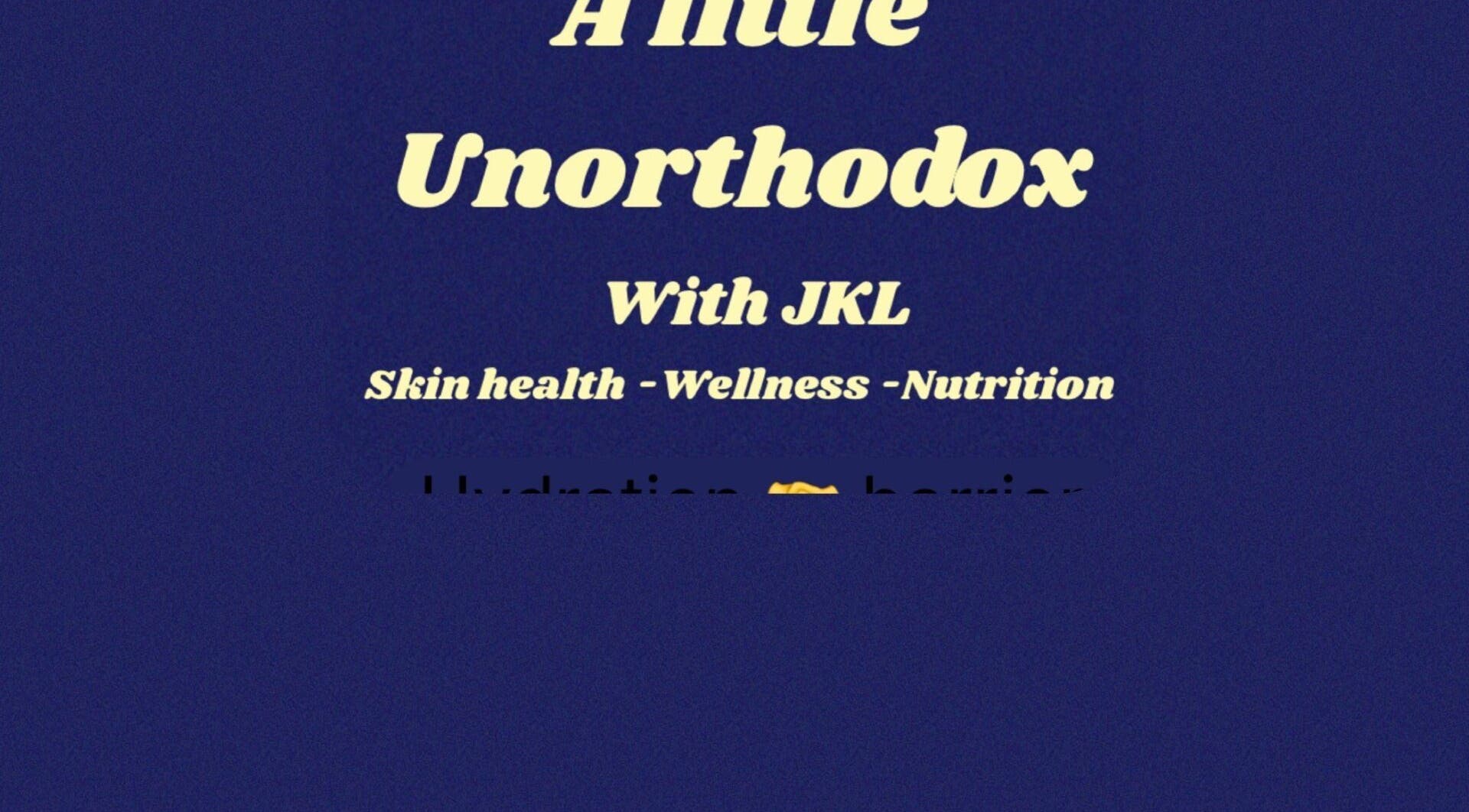 A little unorthodox venue logo highlighting skin health and wellness in Allesley Coventry, England, GB.