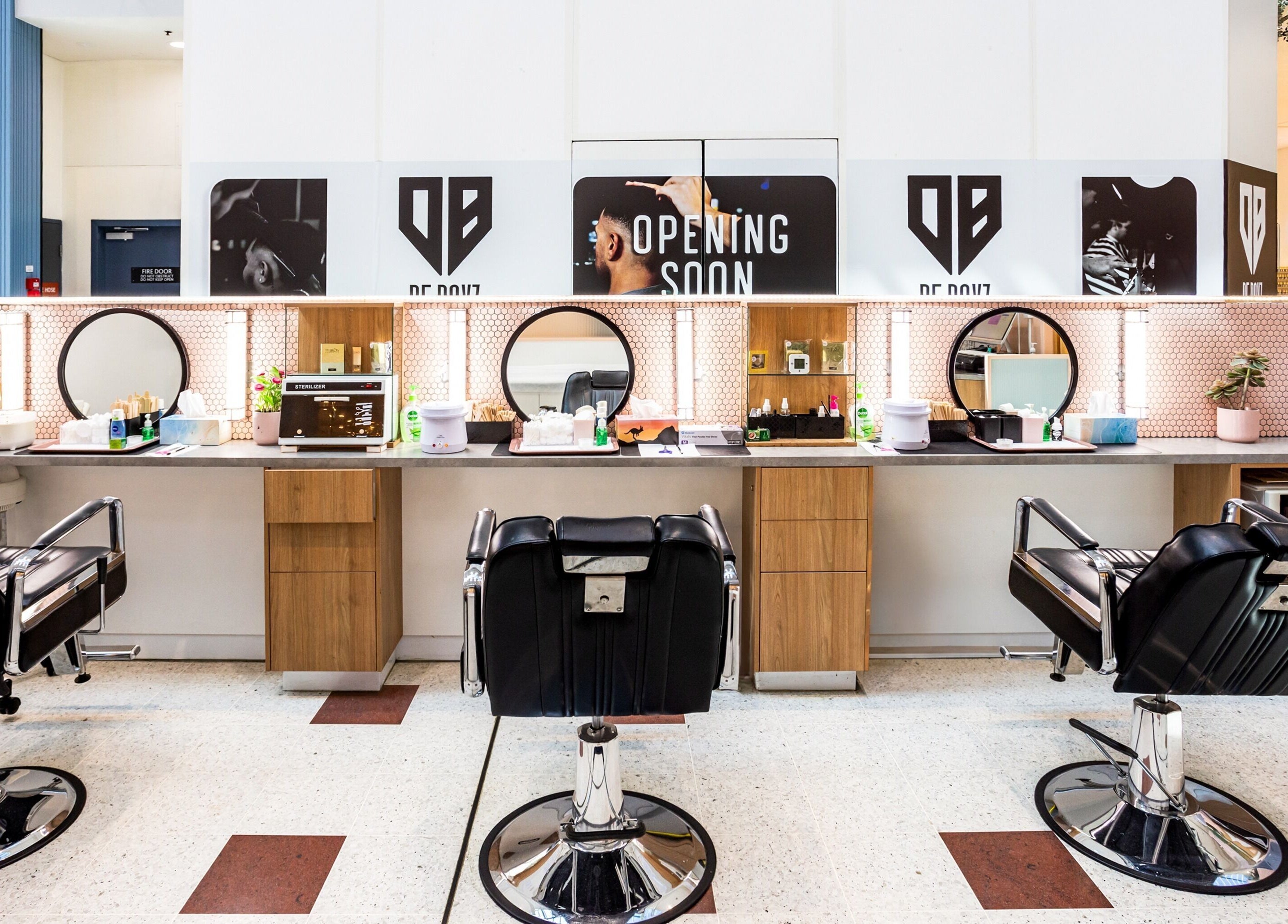 Grace Threading - Grand Plaza salon interior shows sleek beauty stations in Browns Plains, Queensland, AU.