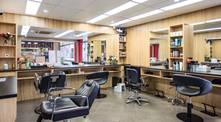 Spacious interior of Grace Hair and Beauty Salon - Waterford, located in Waterford West, Queensland, AU.