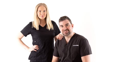 Team at Dr Sam Rigby Facial Aesthetics, Cockermouth, England, GB, showcasing professionalism in beauty services.