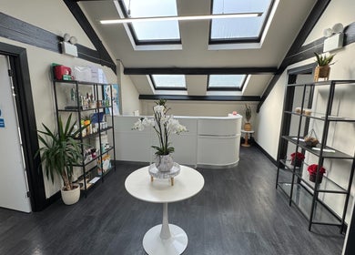 Interior of Dr Sam Rigby Facial Aesthetics in Cockermouth, England, GB featuring modern design and natural light.
