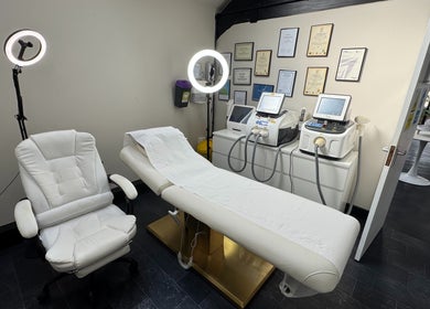 Dr Sam Rigby Facial Aesthetics, Cockermouth, England, GB. A pristine treatment room with advanced equipment.