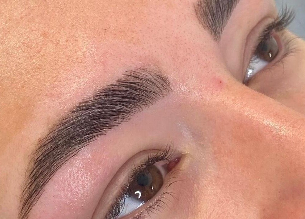 Perfectly groomed eyebrows at Gina Rose Beauty, Sutton Coldfield, England, GB.